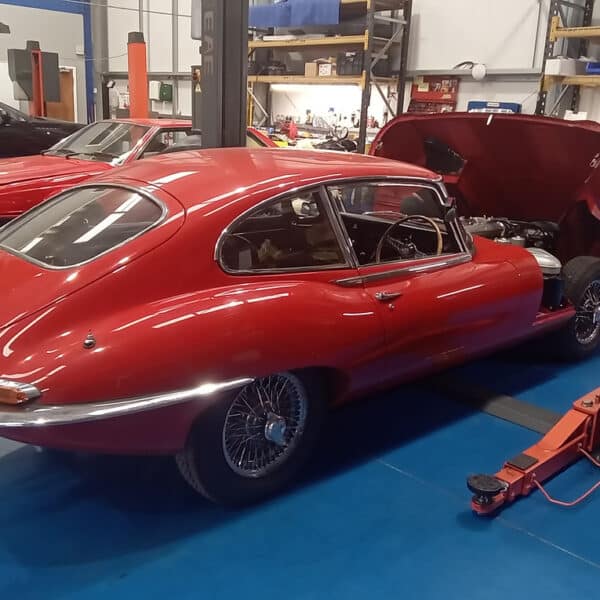 28.08.2025 1966 Jaguar E Type Red Series 1 22 Mot Failures 2