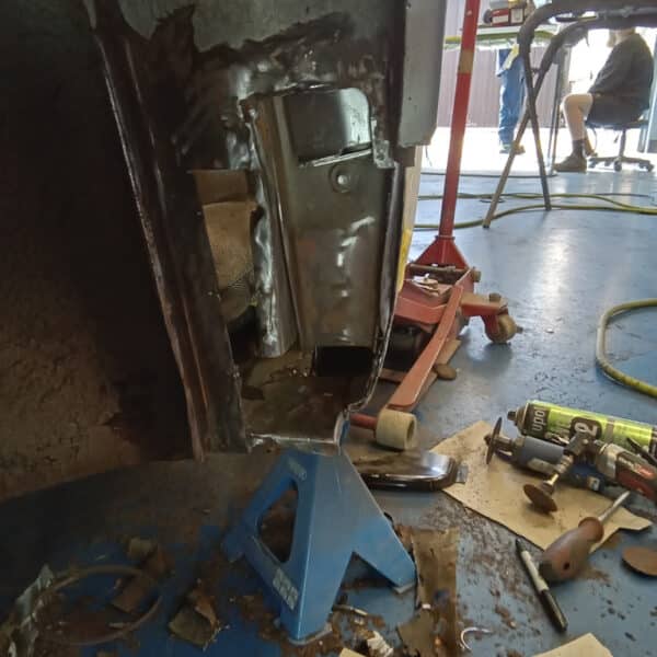 08092025 1971 Fiat 500 Rust Repairs 3