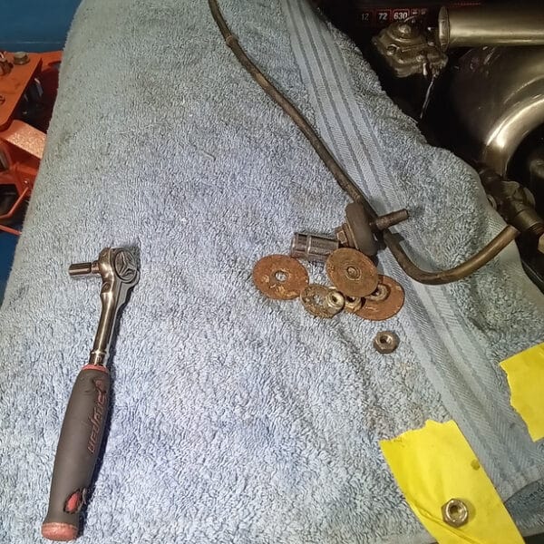 16.09.2025 1965 Jaguar 340 Mk2 Green waterpump 3