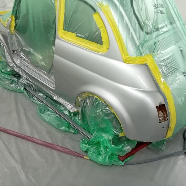 16.09.2025 1971 Fiat 500 Silver mask and paint 13