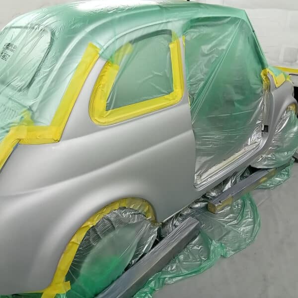 16.09.2025 1971 Fiat 500 Silver mask and paint 7