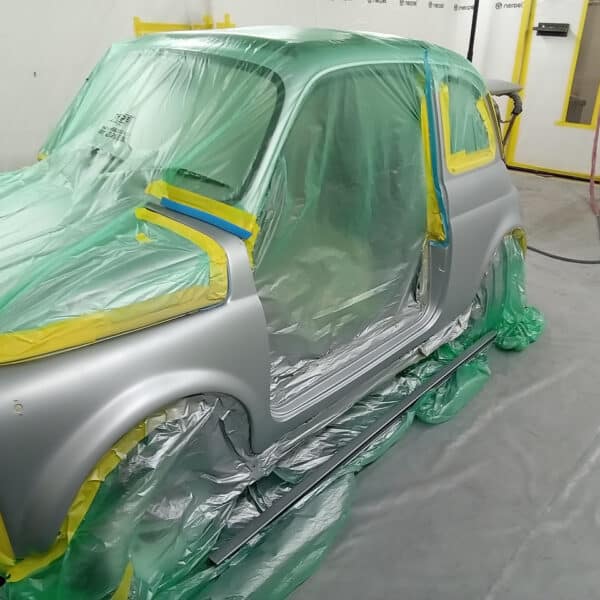16.09.2025 1971 Fiat 500 Silver mask and paint 8