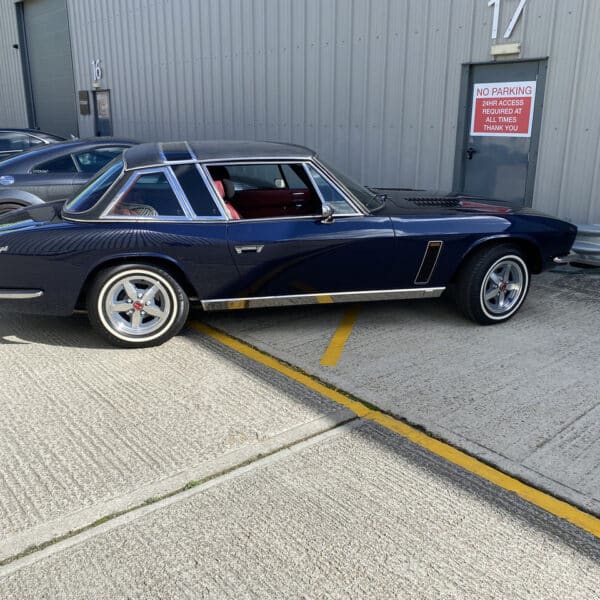 16.09.2025 1976 Jensen Interceptor Blue deliverd to paint protection company 1