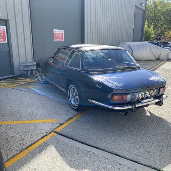 16.09.2025 1976 Jensen Interceptor Blue deliverd to paint protection company 2