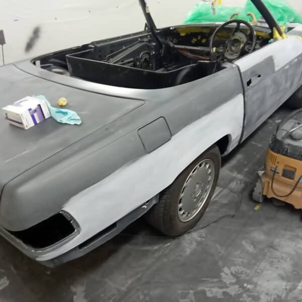 170925 1987 Mercedes 500SL Prep for Paint 2