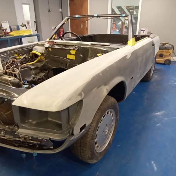 170925 1987 Mercedes 500SL Prep for Paint 4