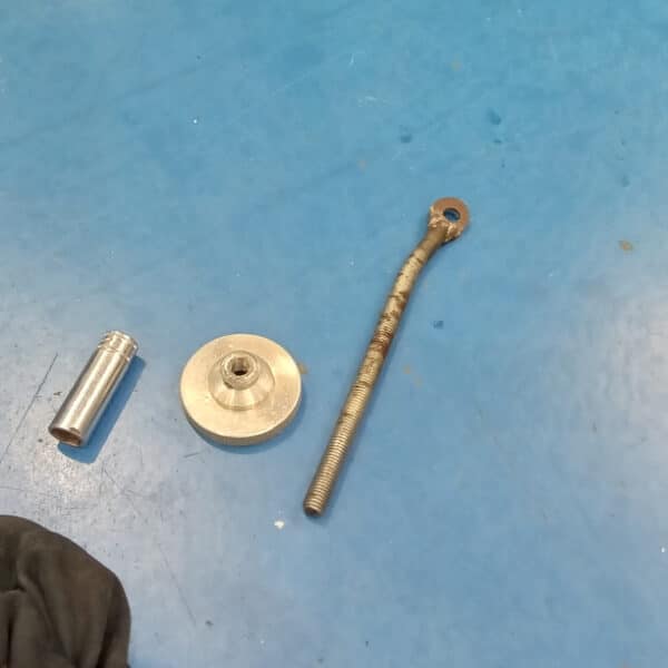 180925 1956 Jensen 541 Spare Wheel Carrier and Fuse Holder 3