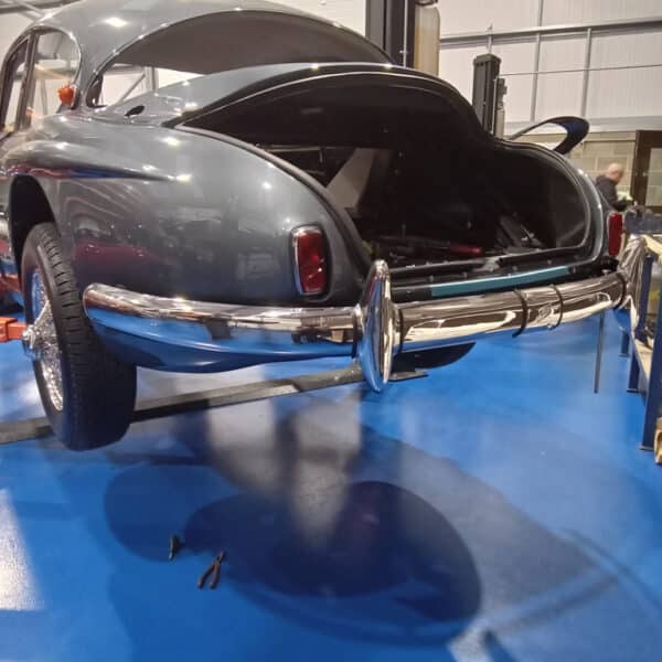 180925 1960 Jensen 541R Rear Bumper Installed 5