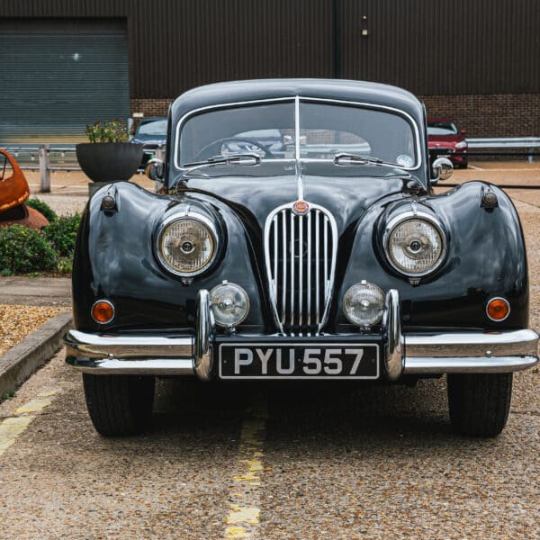 1955 Jaguar XK140 FHC Arrival 2