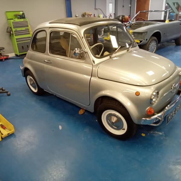 23.09.2025 1971 Fiat 500 Silver polished and finished 3