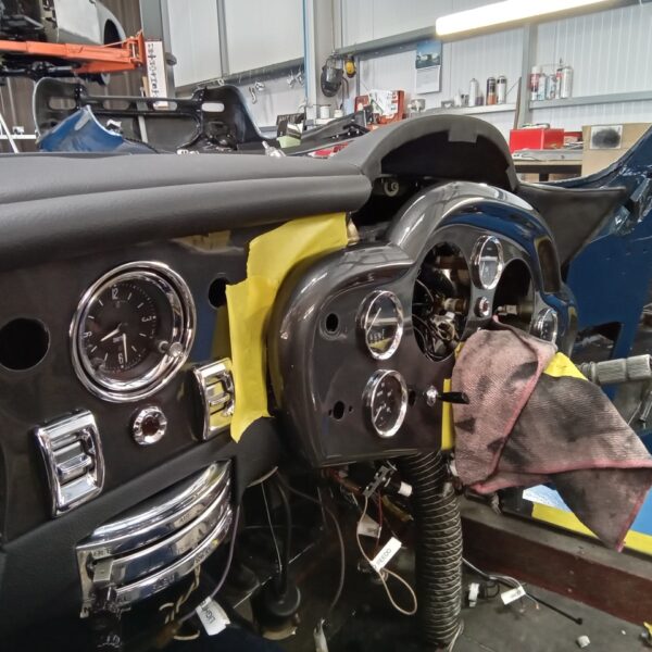 250925 1969 Aston Martin DB6 Volante Offside Fuel Tank and Dash Installed 2