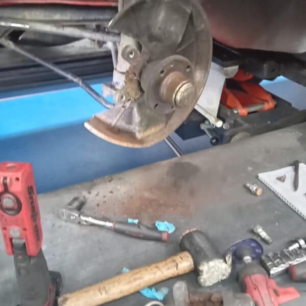 280825 1987 Maserati BiTurbo Front Brakes and Engine Work 7