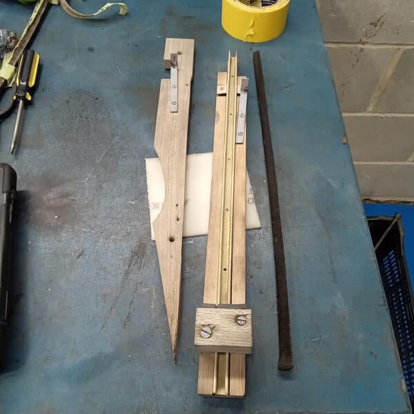 290825 1953 Aston Martin DB24 Door Locks and Window Trims 13