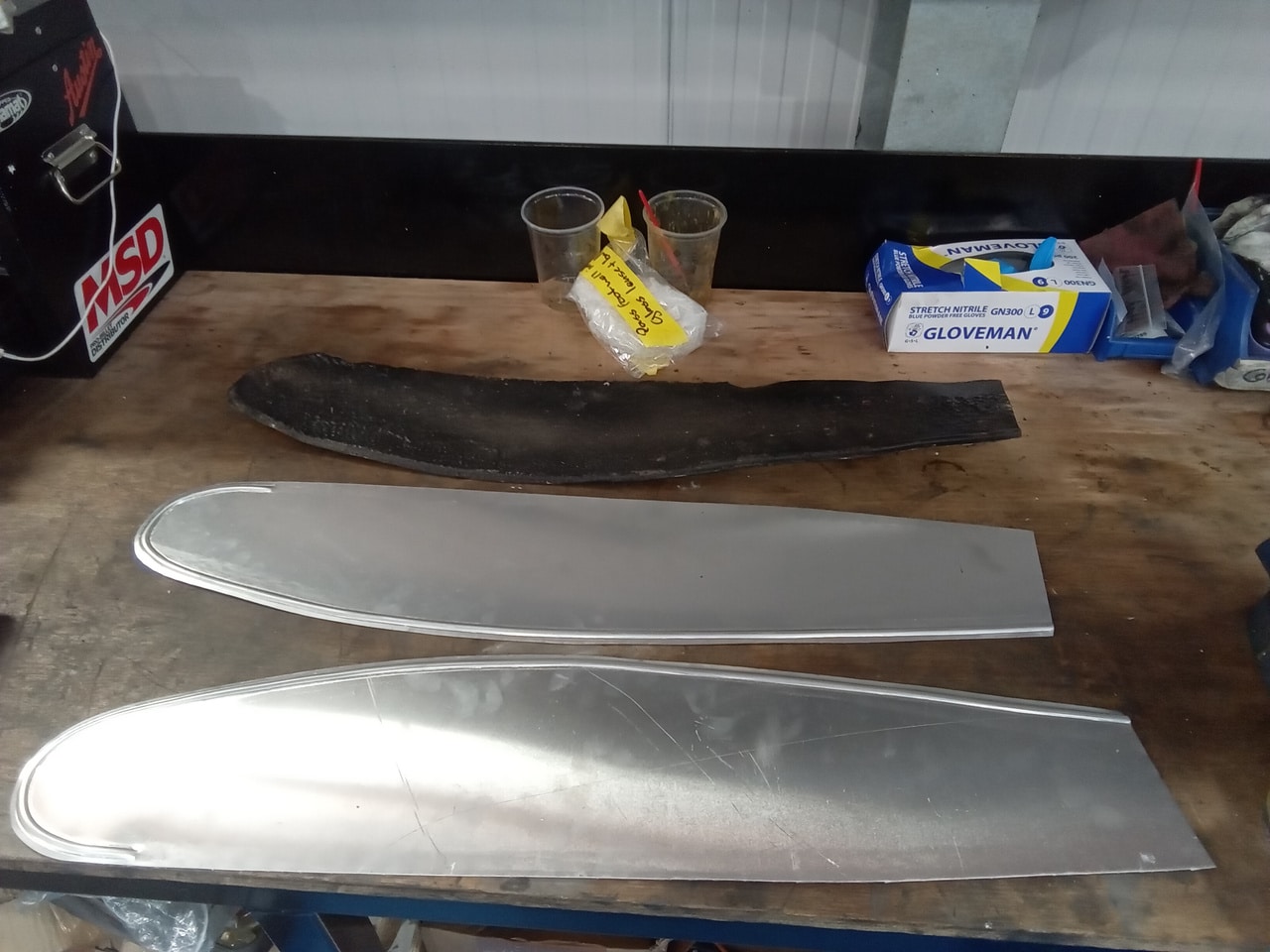 011025 1969 Aston Martin DB6 Volante Inner Wheel Arches Fabricated