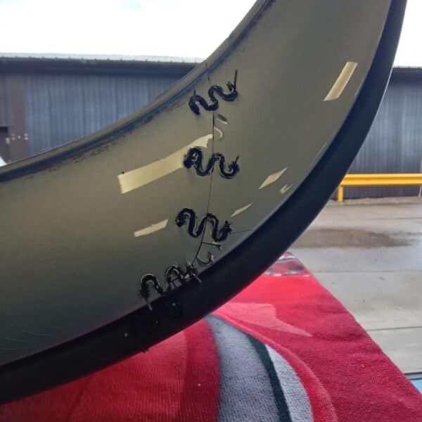 011025 2000 Peugeot 306 Cabriolet Rear Bumper Repair 17
