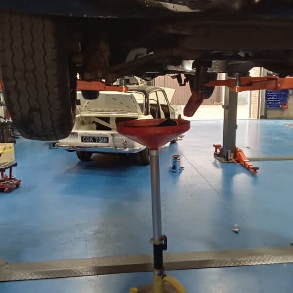 021025 1955 Jaguar XK140 Oil Change 3