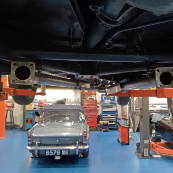 031025 1939 Jaguar SS100 Engine Service and Exhaust Repair 10