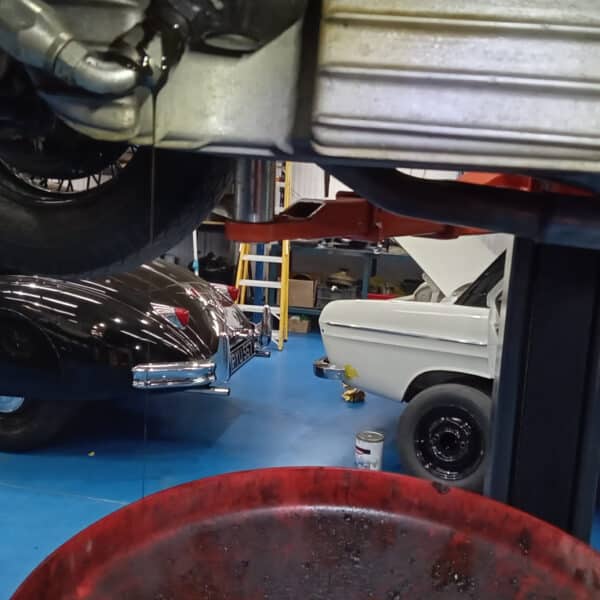 031025 1939 Jaguar SS100 Engine Service and Exhaust Repair 2