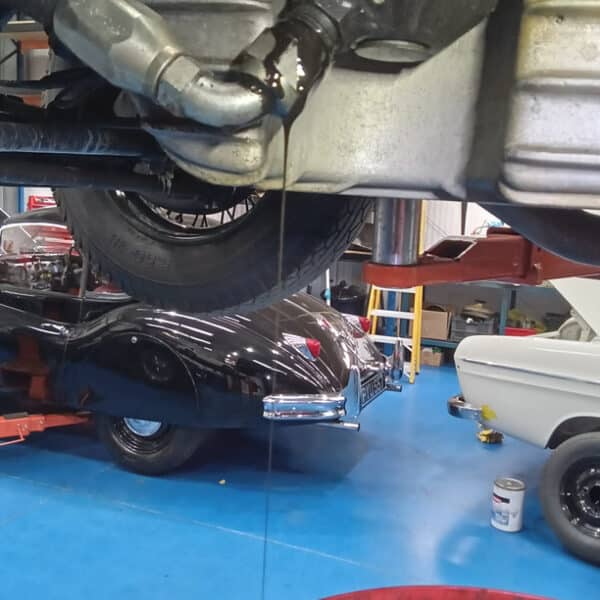 031025 1939 Jaguar SS100 Engine Service and Exhaust Repair 3