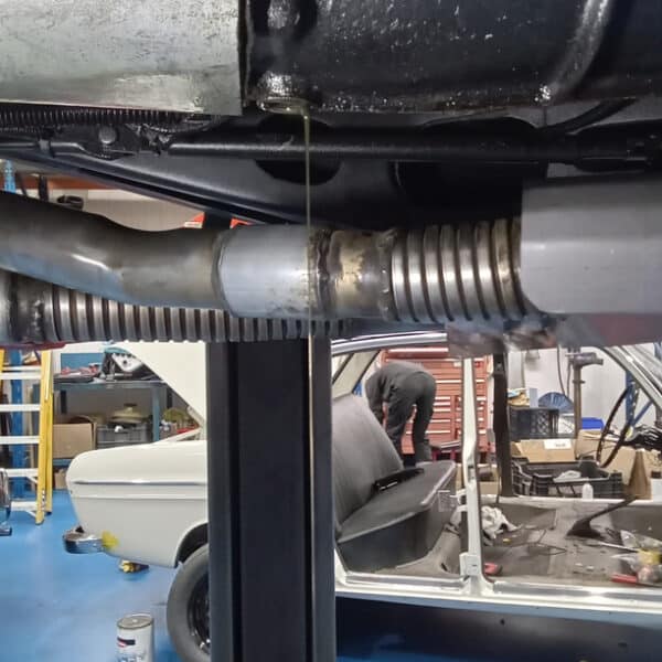 031025 1939 Jaguar SS100 Engine Service and Exhaust Repair 30