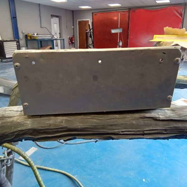 031025 1969 Aston Martin DB6 Volante Heat Shield Radiator and Surround Painted 10