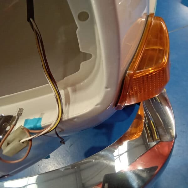 031025 1969 Audi 70L Front Arches Speedo Cable Fitted Steering Cowl Wipers and Jets installed