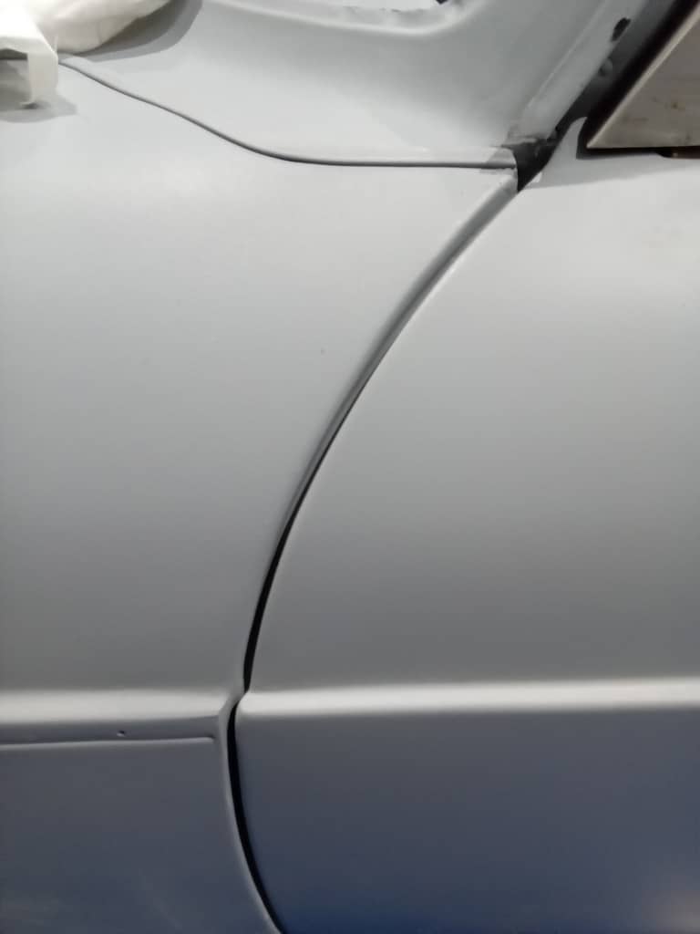 031025 1975 MGB GT V8 Door Gap Correction on Heritage Shell 9