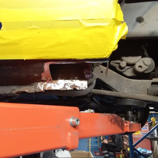 031025 1999 MGF Nearside Rear Sill Repair 15