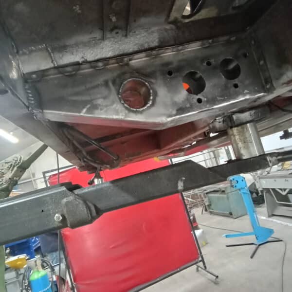071025 1970 Aston Martin DBS Floor Hole Filled and Brake Master Welded In 2