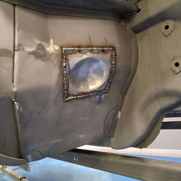 081025 1979 Mercedes 350SL Firewall Piece Welded In 7