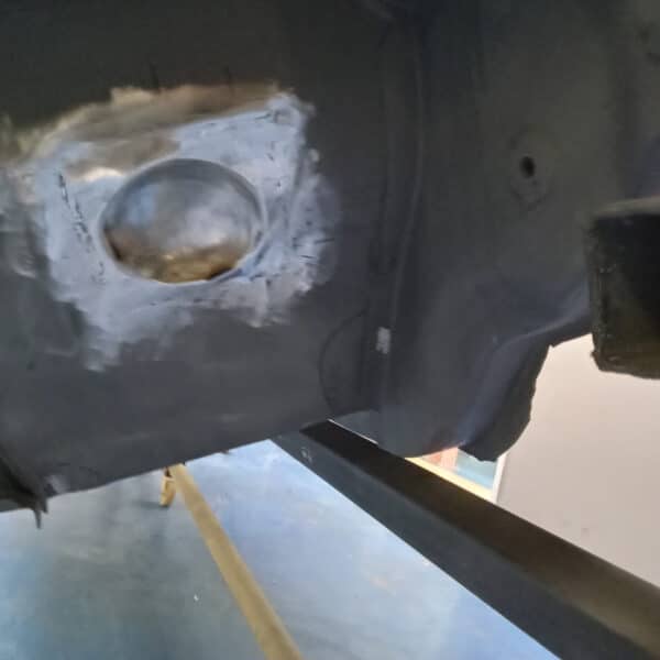 081025 1979 Mercedes 350SL Firewall Piece Welded In 8