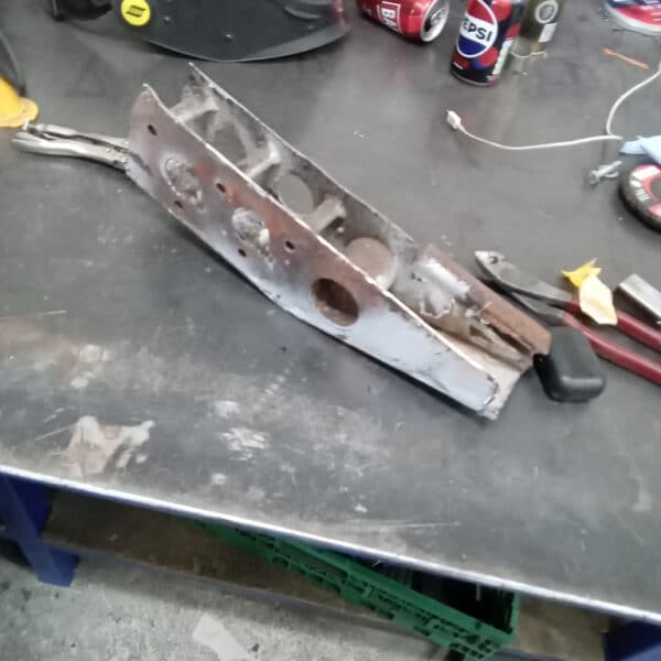 101025 1970 Aston Martin DBS Lifting Point Repair 2