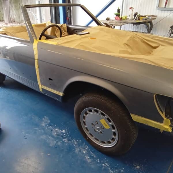 101025 1987 Mercedes 500SL Flat and Polish 3