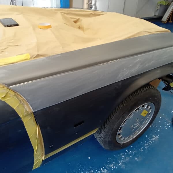 101025 1987 Mercedes 500SL Flat and Polish