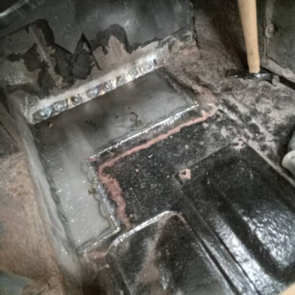 141025 1970 Aston Martin DBS Floor Patch 5