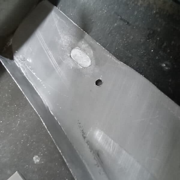 151025 1970 Aston Martin DBS Inner Wing Panels Slotted Hole Moved