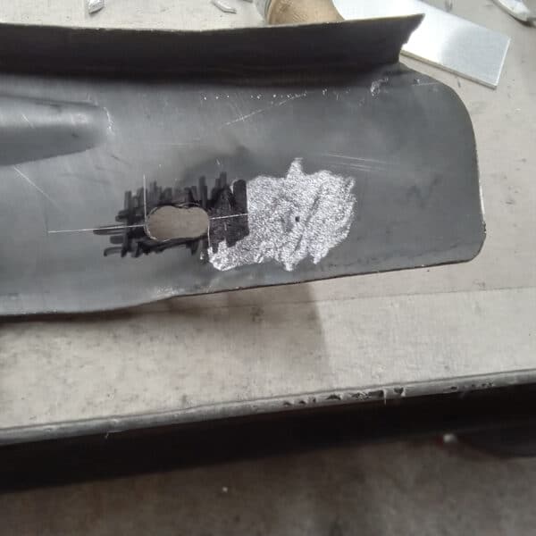 151025 1970 Aston Martin DBS Inner Wing Panels Slotted Hole Moved 9