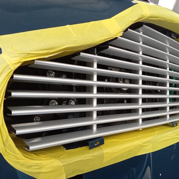 161025 1969 Aston Martin DB6 Volante Front Grille and Fans fitted 3
