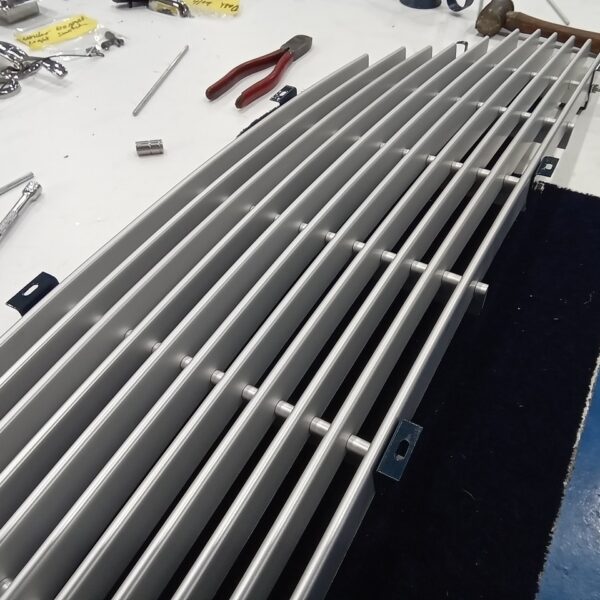 161025 1969 Aston Martin DB6 Volante Front Grille and Fans fitted 6