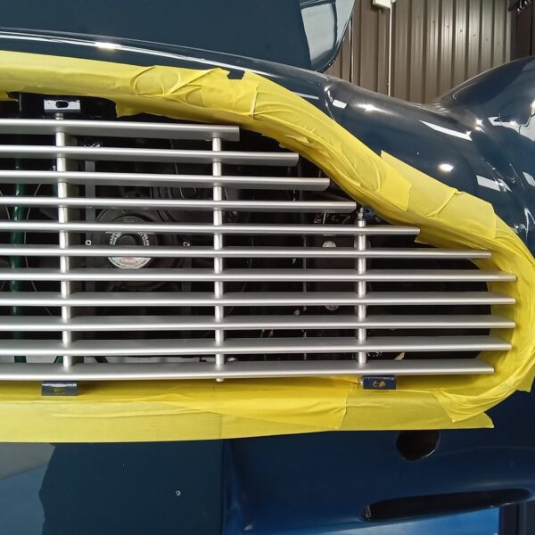 161025 1969 Aston Martin DB6 Volante Front Grille and Fans fitted