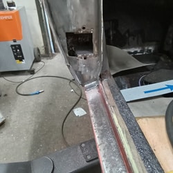 161025 1970 Aston Martin DBS A Pillar Repaired 4