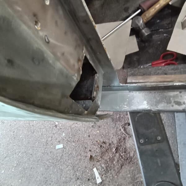 161025 1970 Aston Martin DBS A Pillar Repaired
