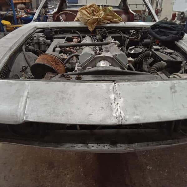 161025 1970 Aston Martin DBS Front Valance Damage Repaired