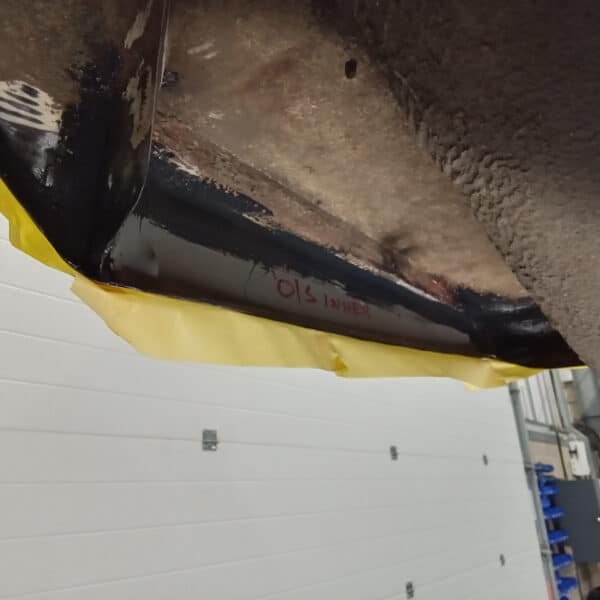 171025 1973 Mercedes 250 Passenger Front Sill and Front Wing Repair 18