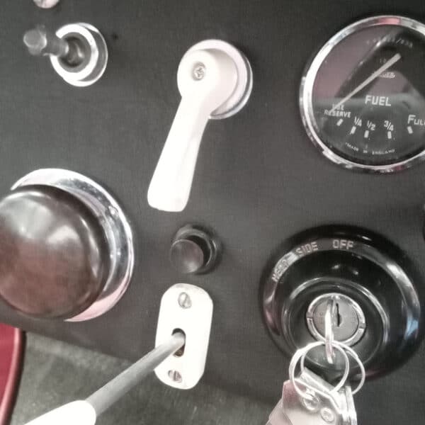 1956 Jensen 541 Repairs handbrake brake adjust 12