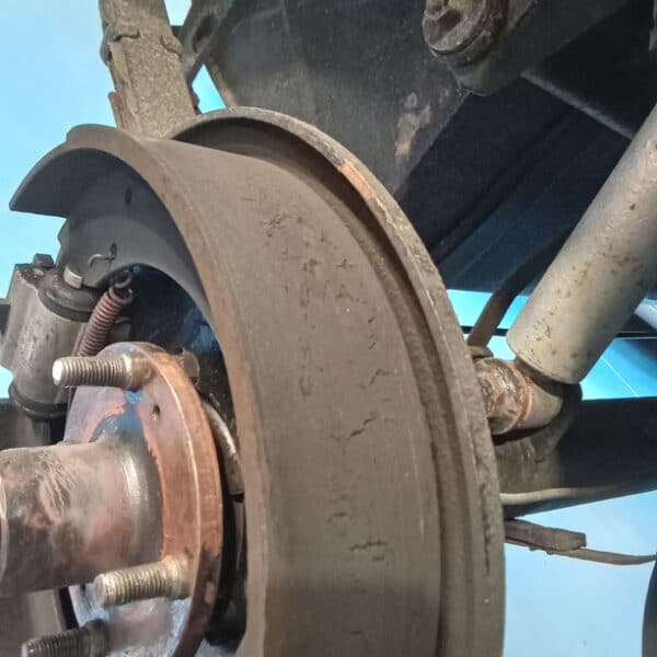 1956 Jensen 541 Repairs handbrake brake adjust 3