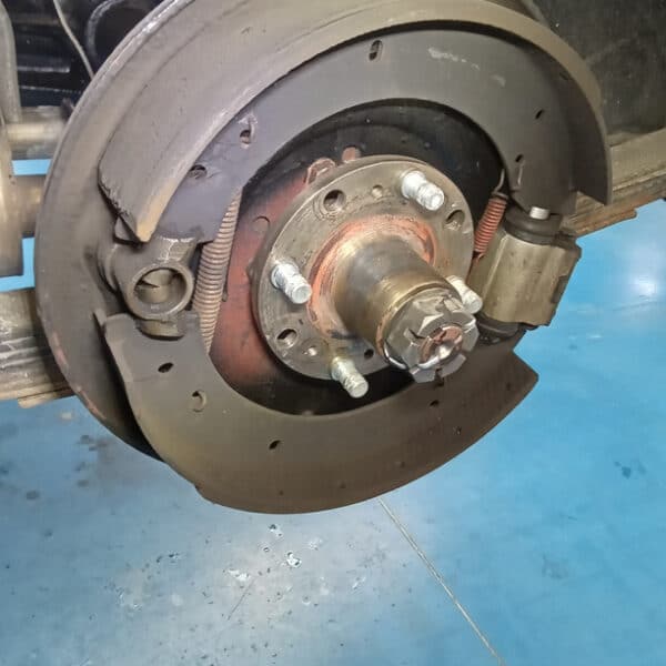 1956 Jensen 541 Repairs handbrake brake adjust