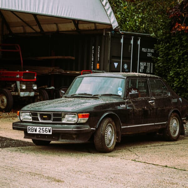 1981 Saab 99 Turbo Arrival Photoshoot 1