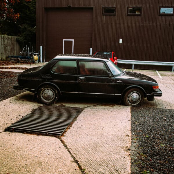 1981 Saab 99 Turbo Arrival Photoshoot 10