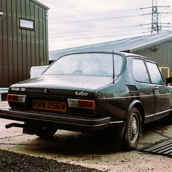 1981 Saab 99 Turbo Arrival Photoshoot 13